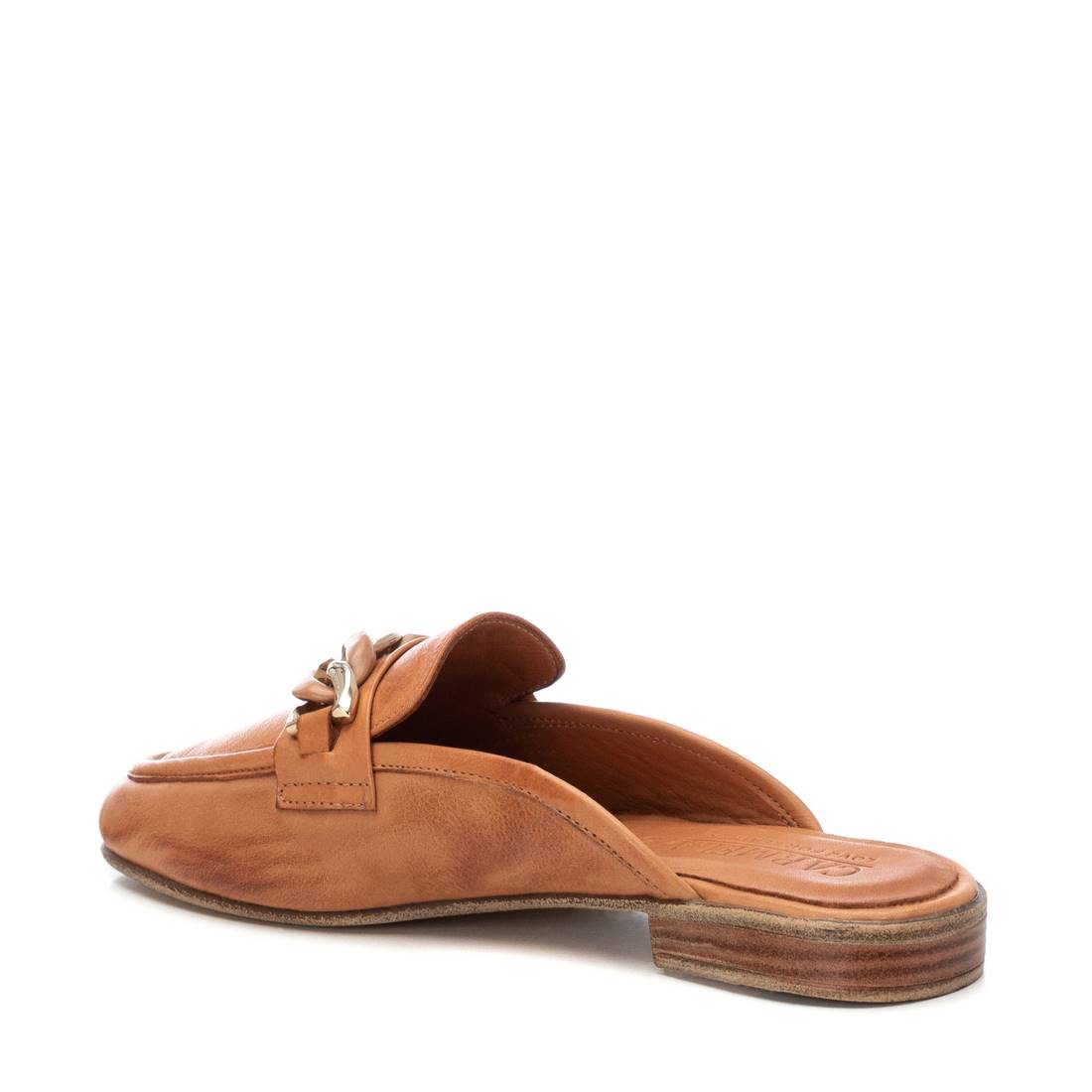 Carmela 16156001 Sabot cuir marron chaîne