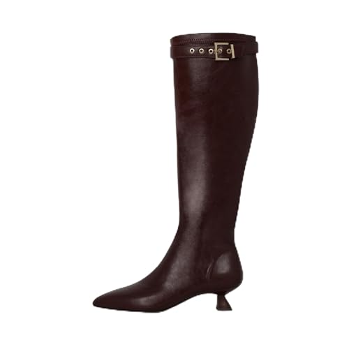 Lodi A-Ritmo bottes bordeaux cuir véritable