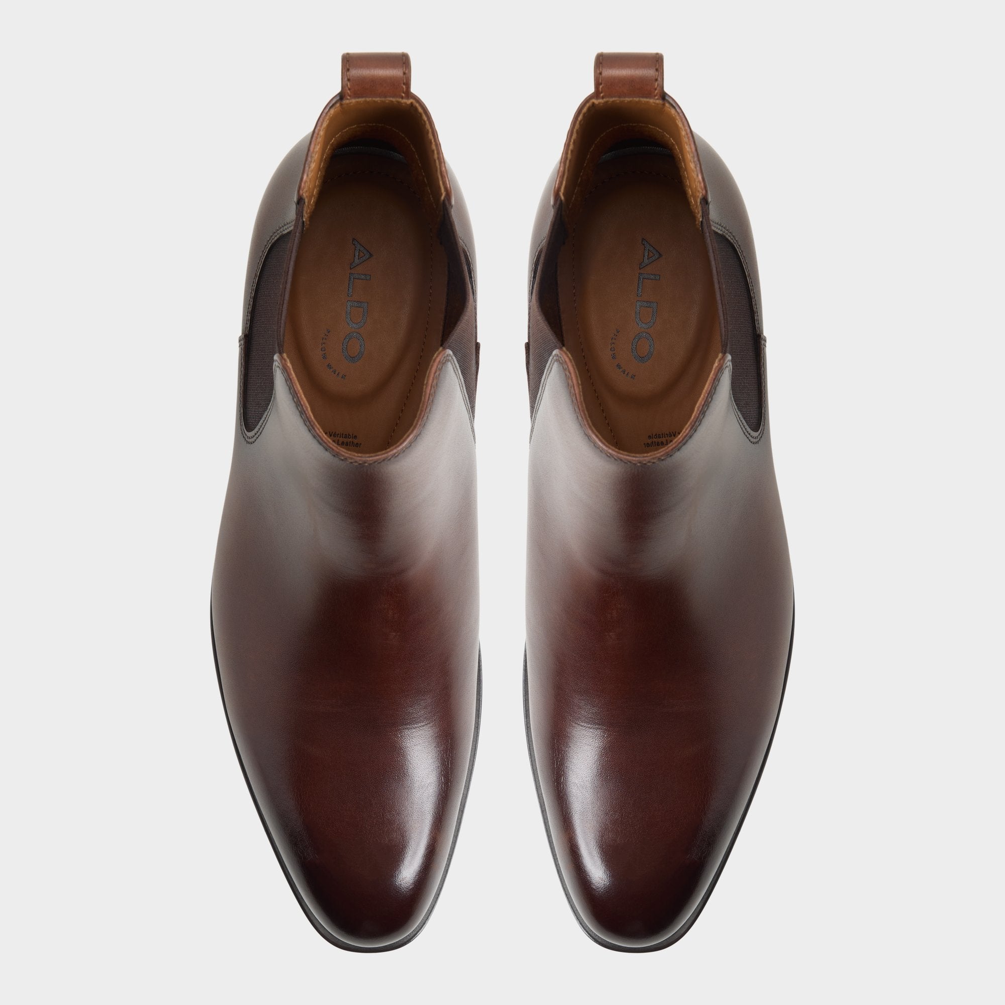 ALDO Felton boots chelsea cuir marron homme