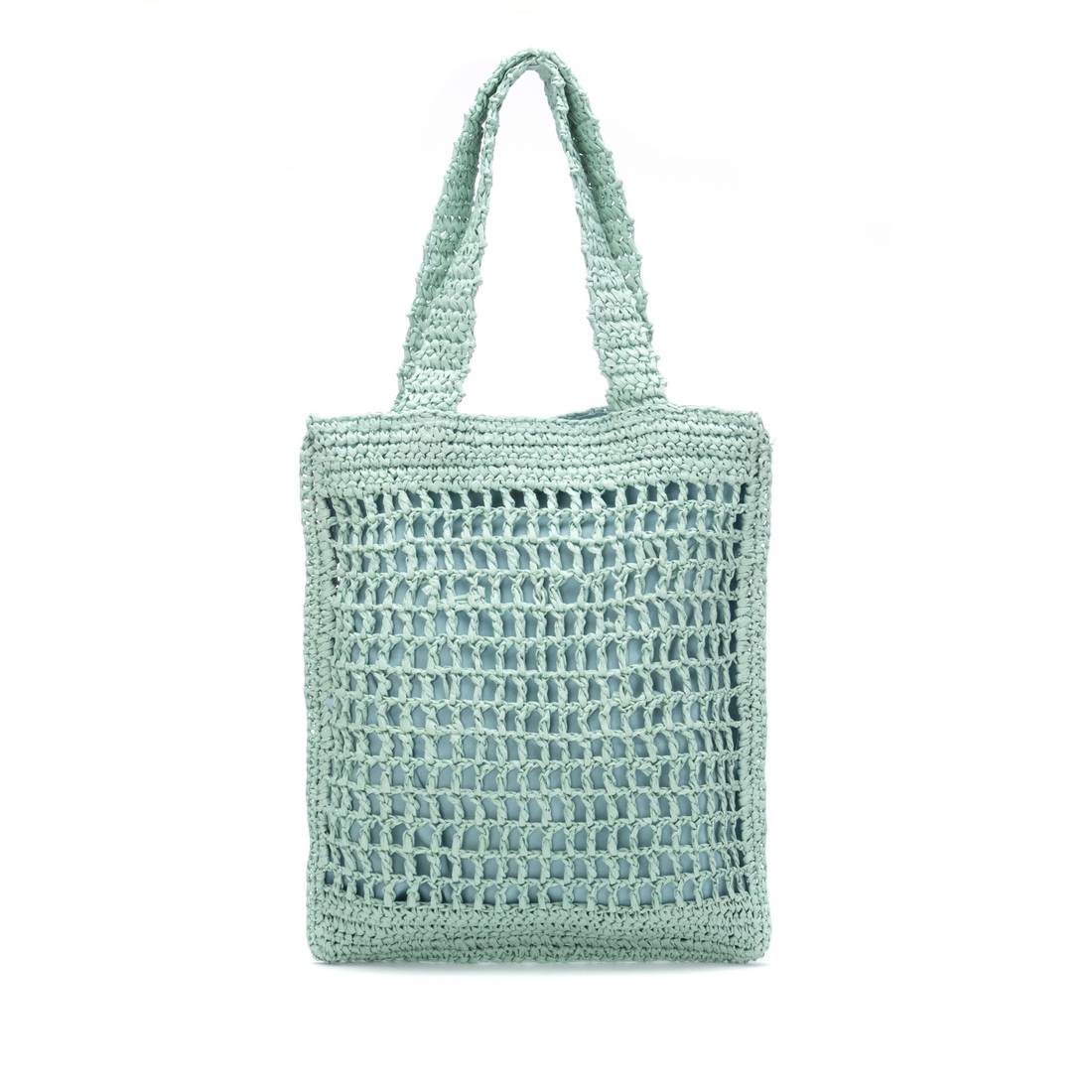 Carmela 18622405 sac turquoise effet raphia été