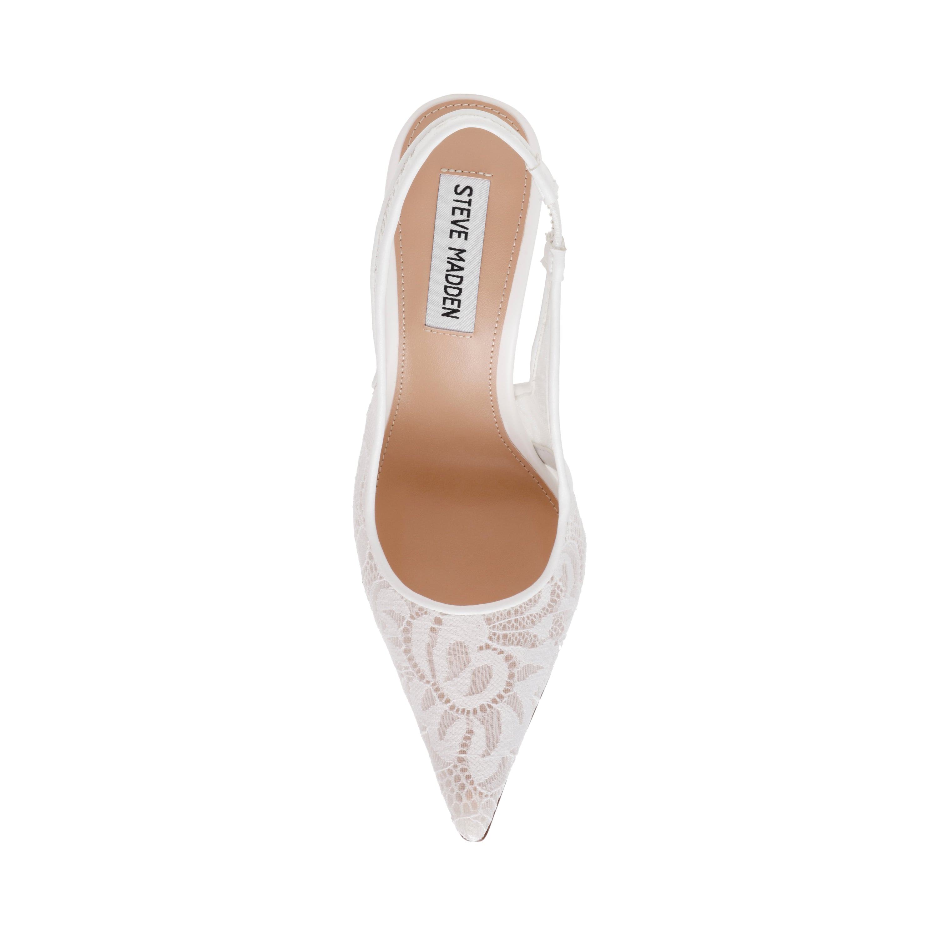 Steve Madden Reyes escarpins dentelle blanche talon 10 cm