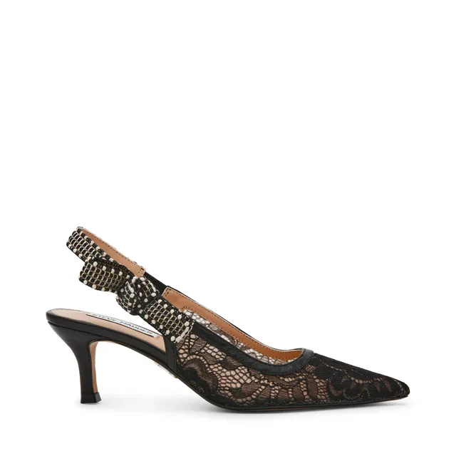 Steve Madden Ensemble escarpin dentelle noire petit talon