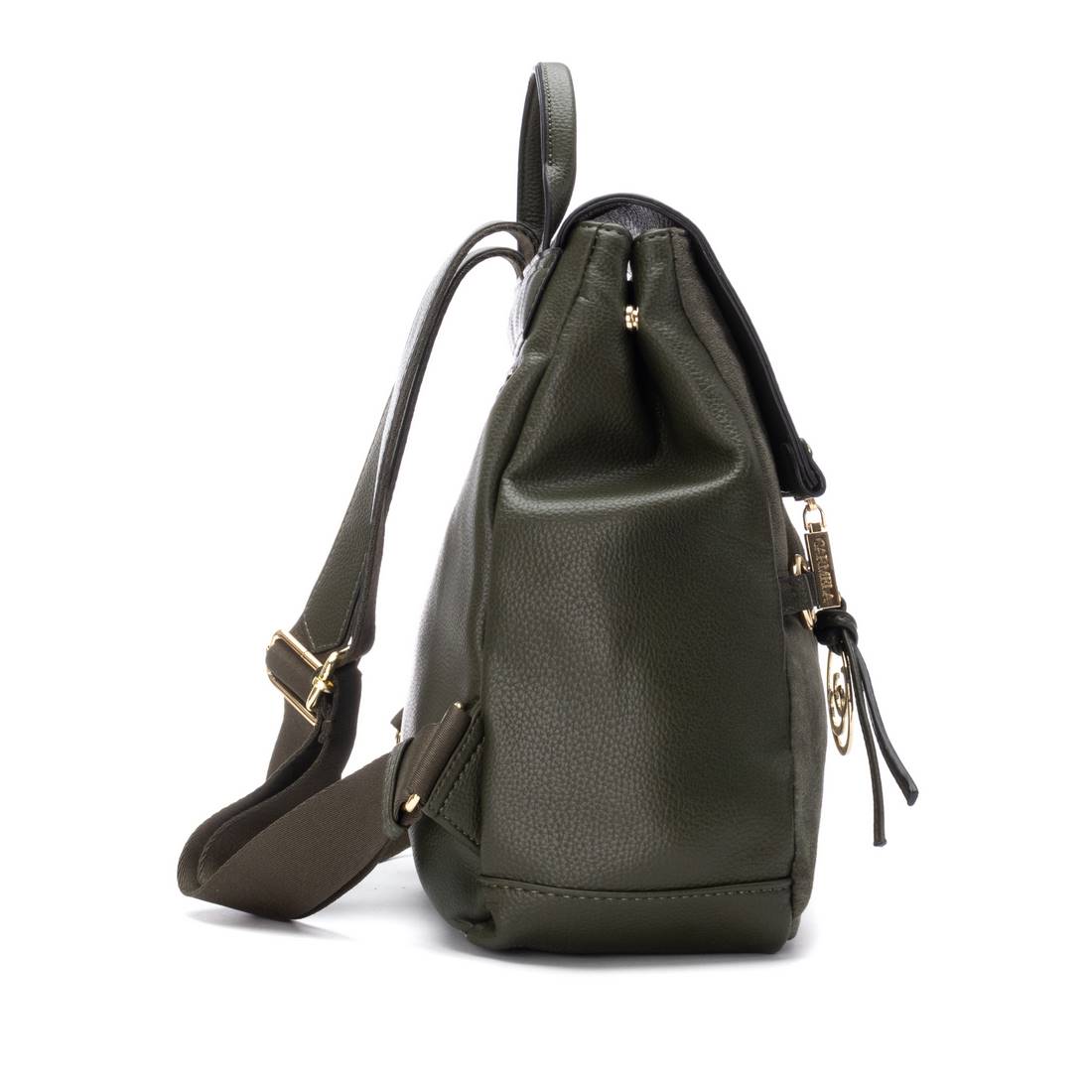 Carmela 18617604 sac à dos femme kaki cuir