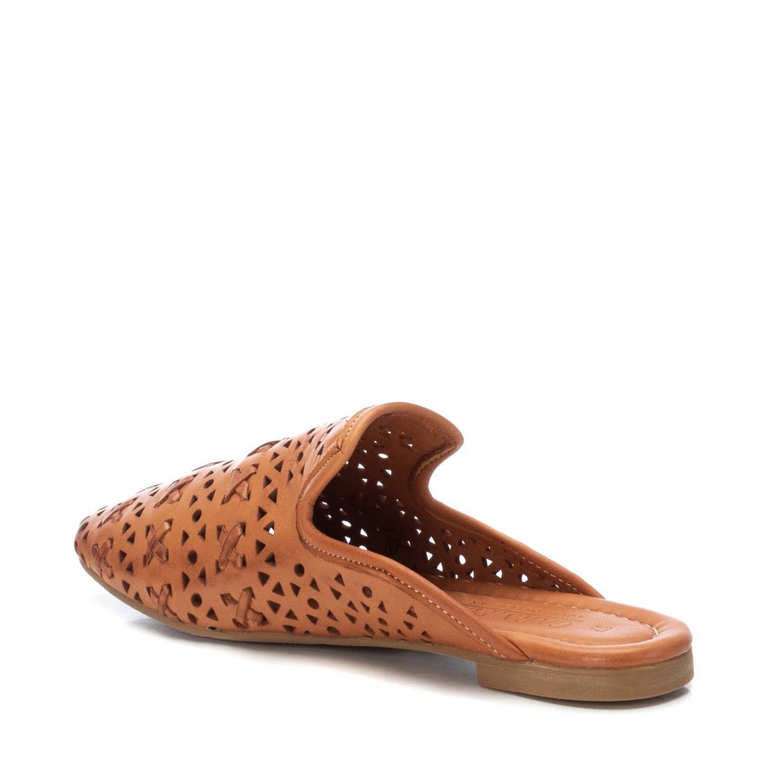 Carmela 16073401 sabot cuir marron ajouré