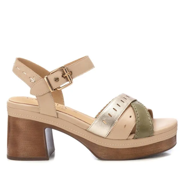 Carmela 16221302 sandales cuir beige talon 7cm