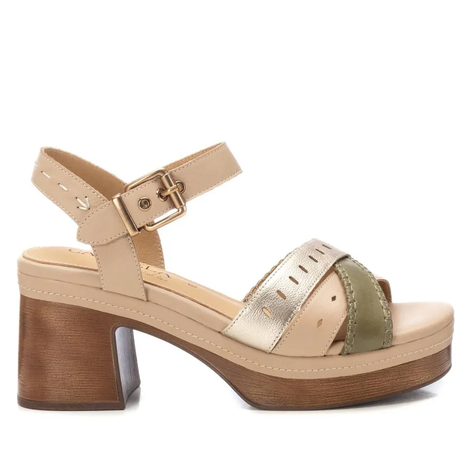 Carmela 16221302 sandales cuir beige talon 7cm
