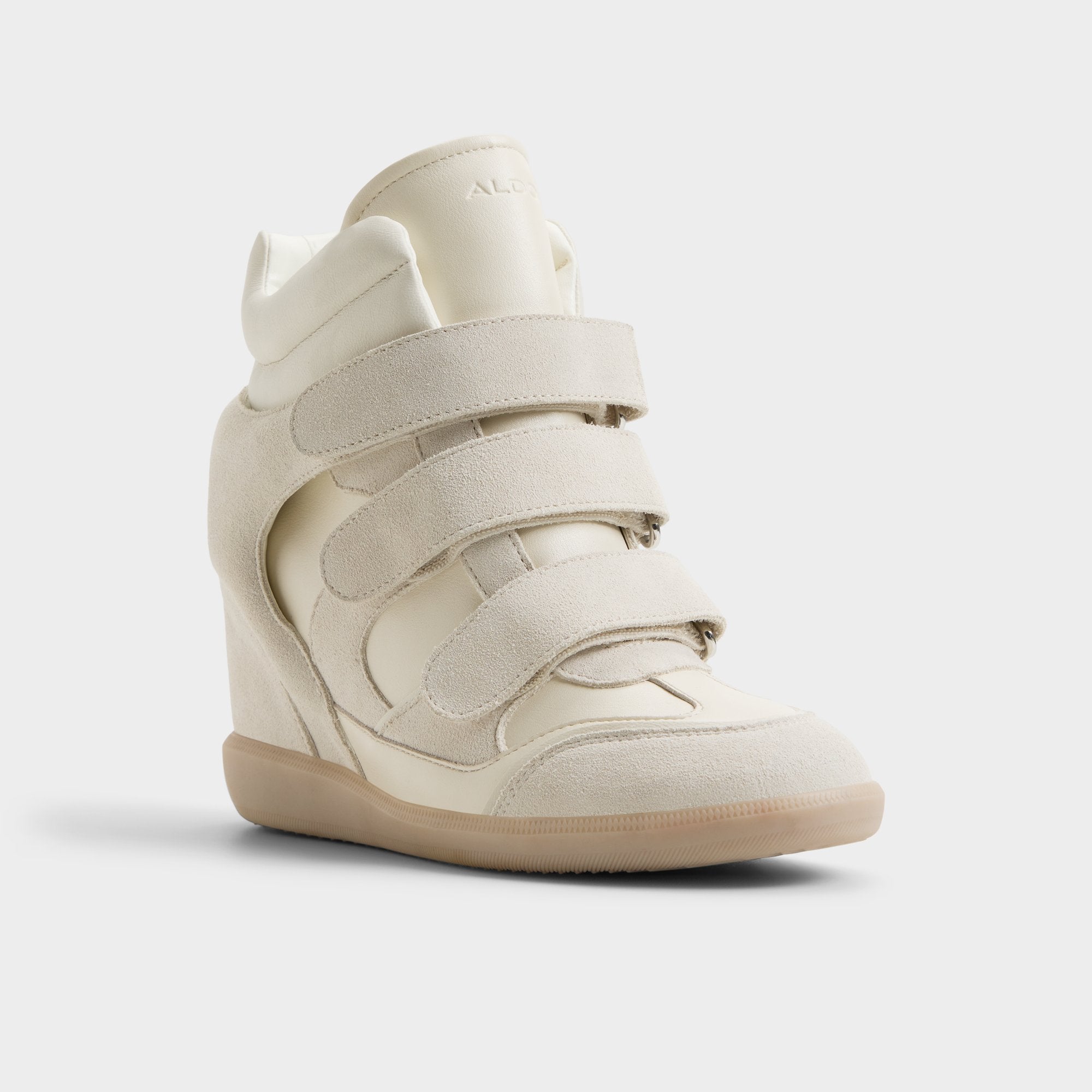 ALDO Belissa baskets montantes femme blanc cassé scratch