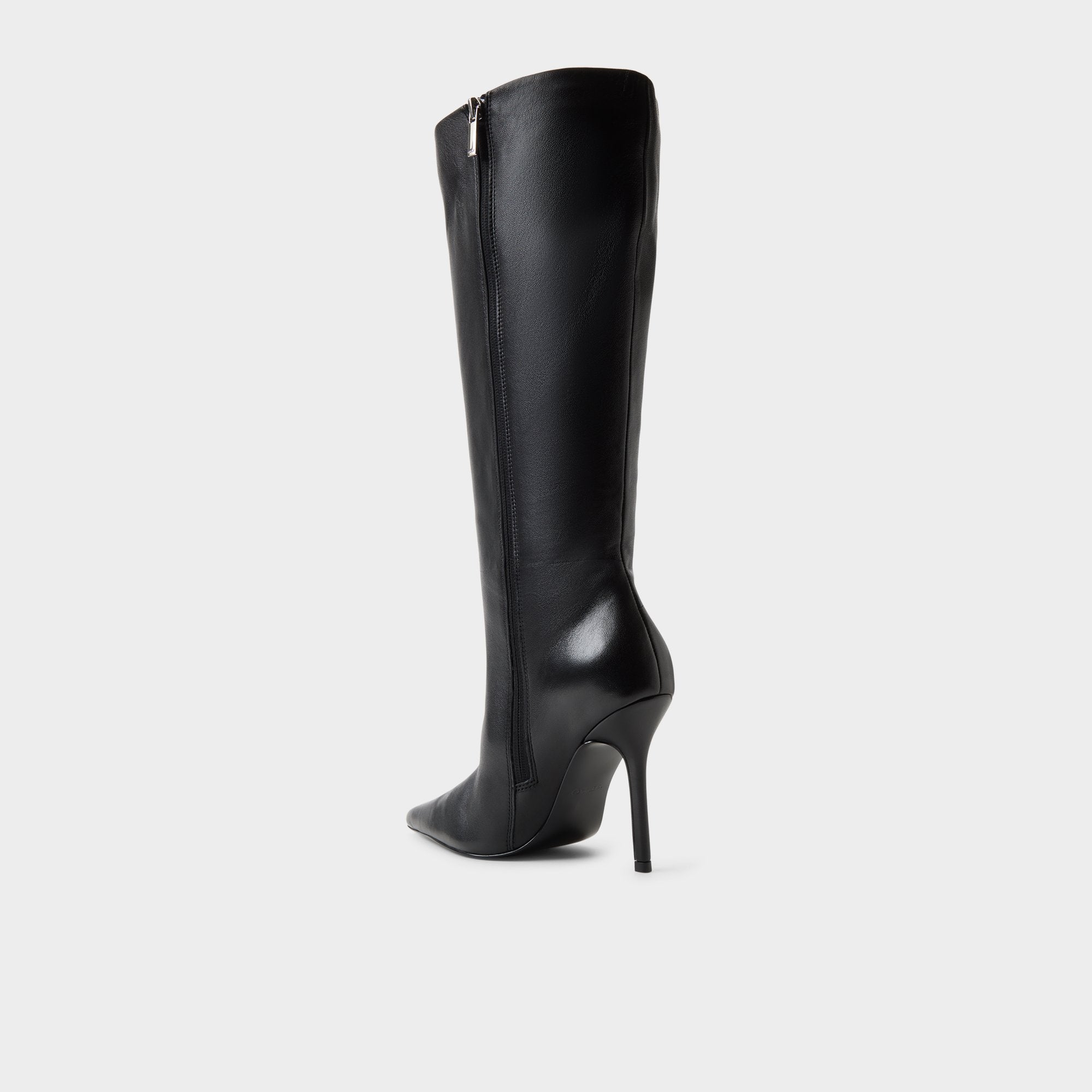 Aldo Ridlee-WC bottes hautes noires mollet large