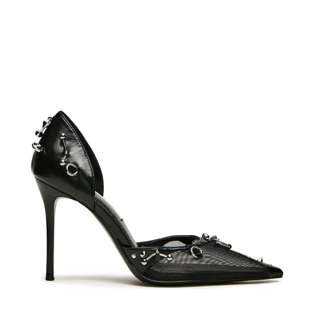 Steve Madden Devour-M escarpins maille noire talon 10 cm