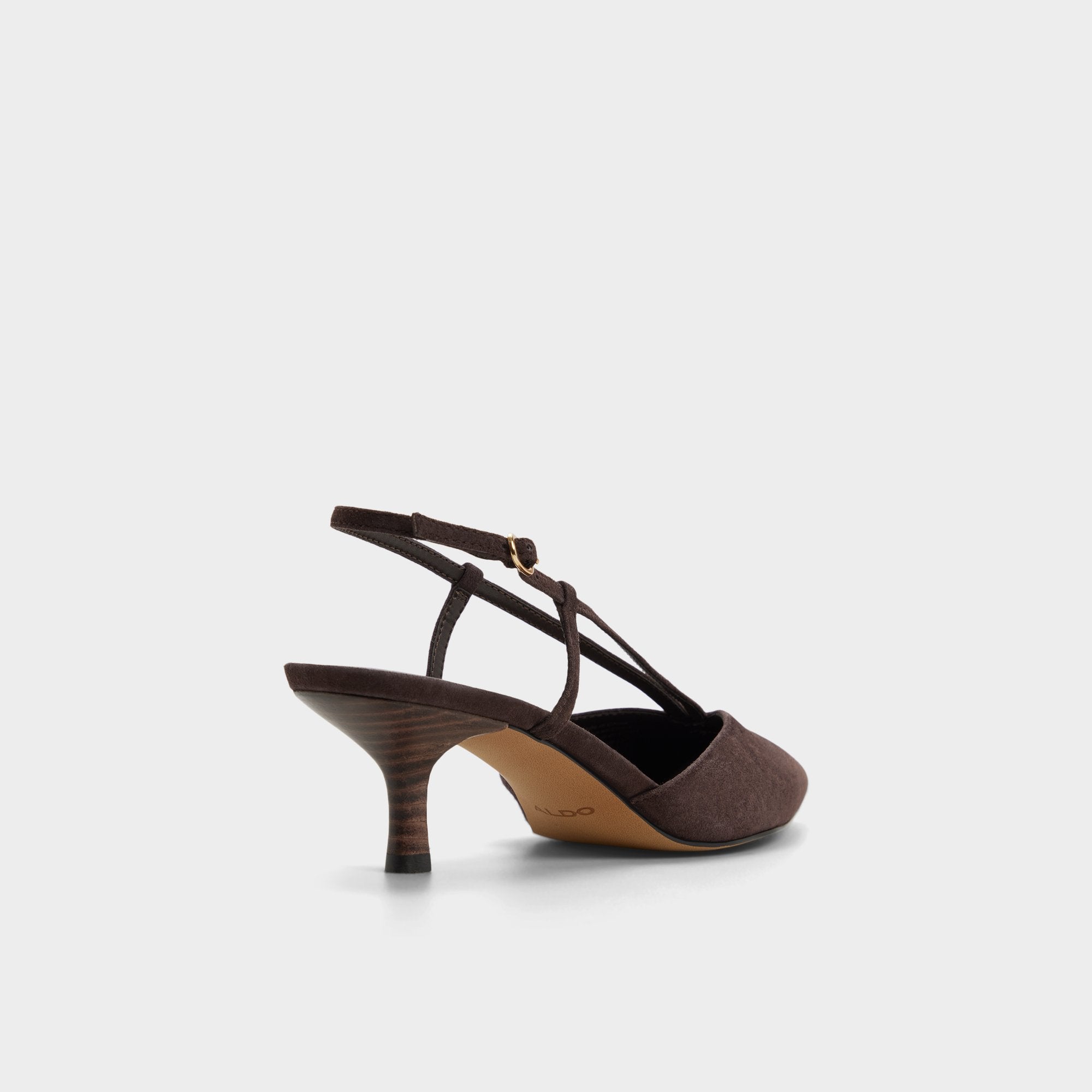 ALDO Kaylin escarpins slingback marron suède