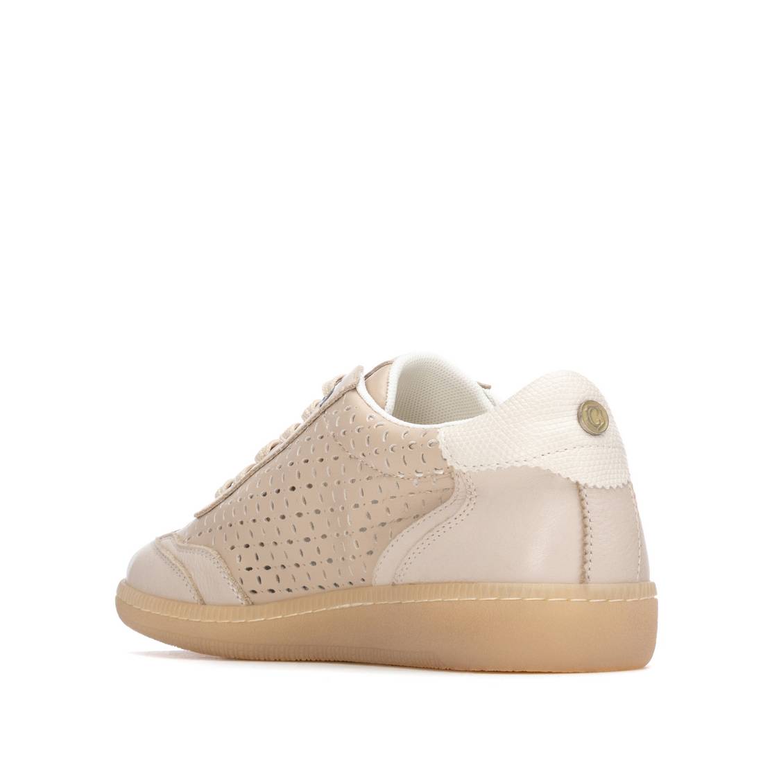 Carmela 16312003 sneaker cuir beige ajouré