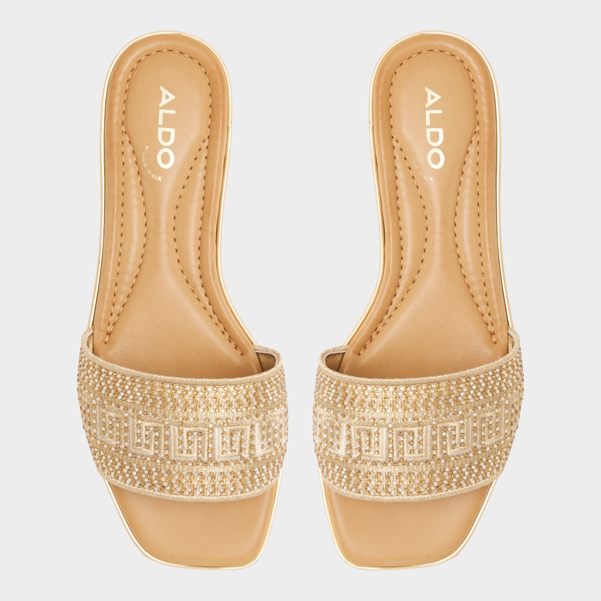 ALDO Oceania-xt sandales plates dorées
