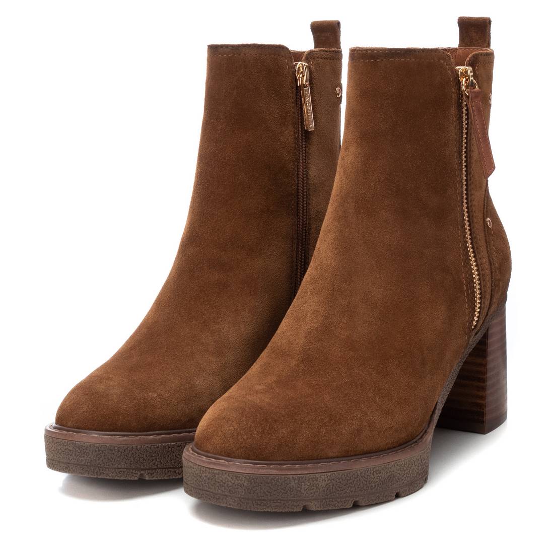 Carmela 16185802 bottine suède marron talon 8 cm