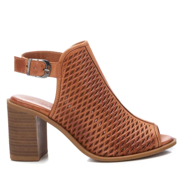 Carmela 16064201 sandale cuir marron 9cm