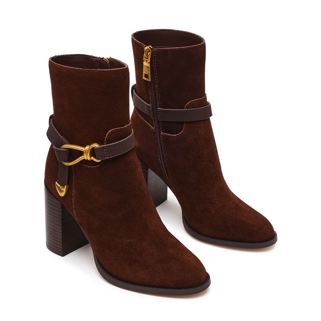 Steve Madden Overpass bottes daim marron 8,5 cm