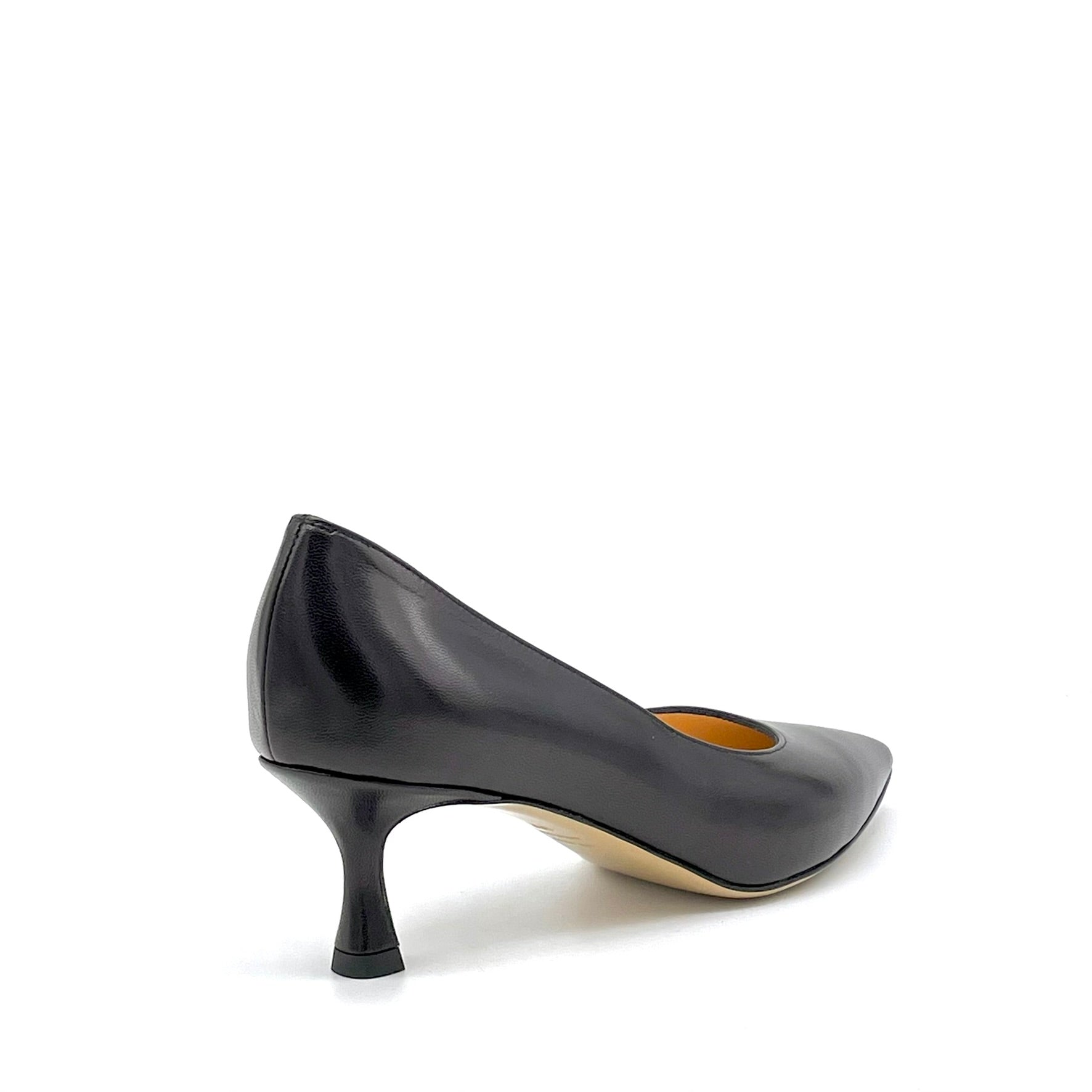 ELATA 55504-1 Escarpin cuir noir talon 5,5 cm