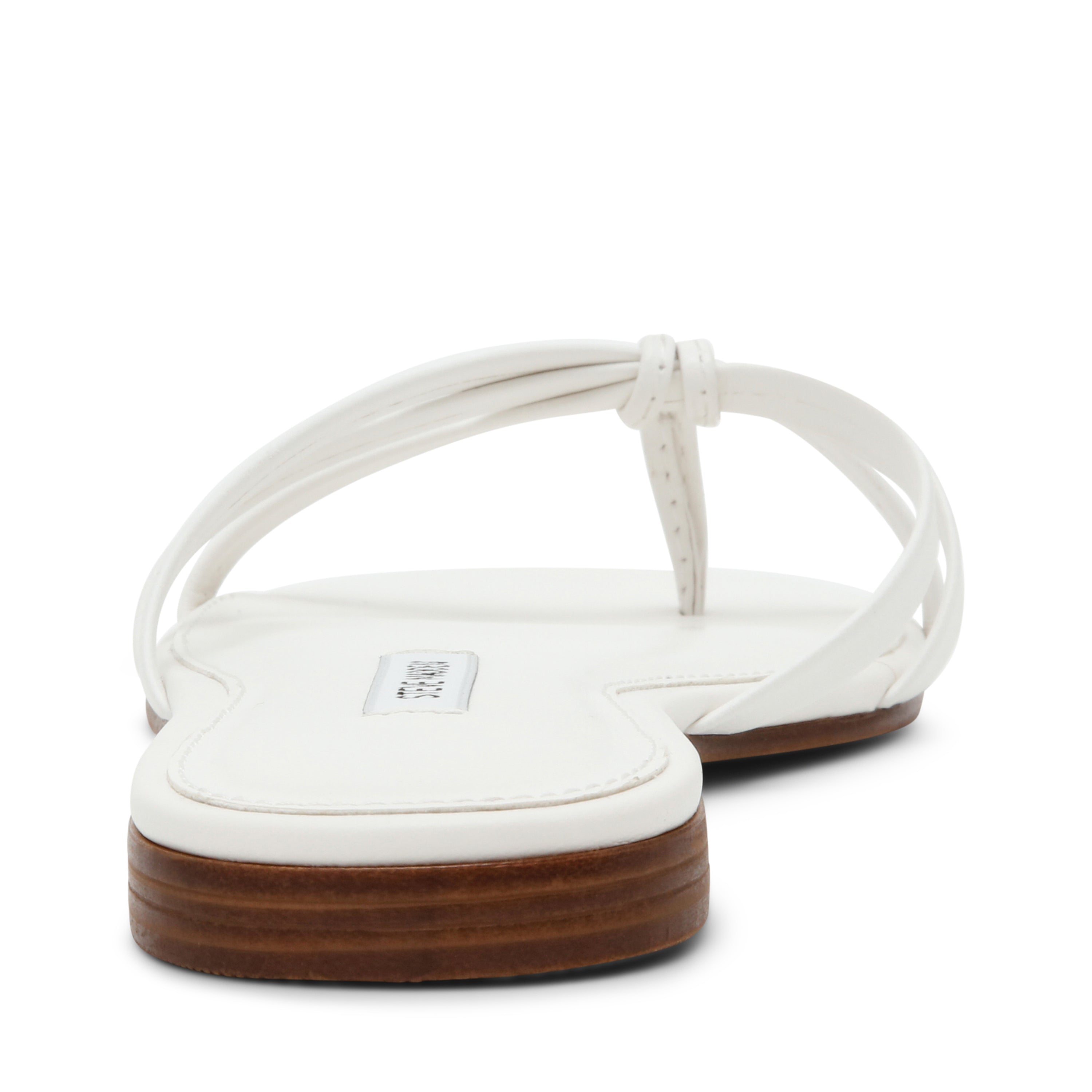 Steve Madden Calissi sandales plates cuir blanc