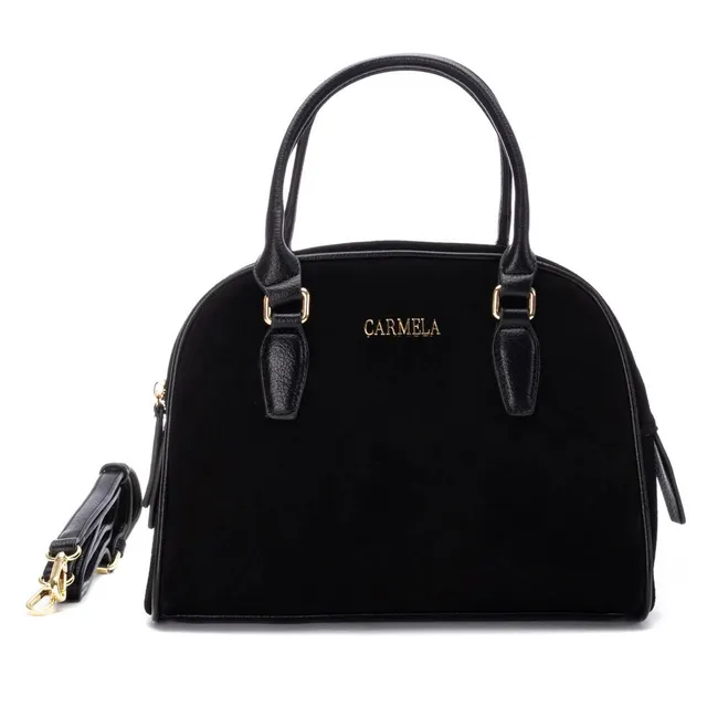 Carmela 18616702 sac cuir noir 29 cm