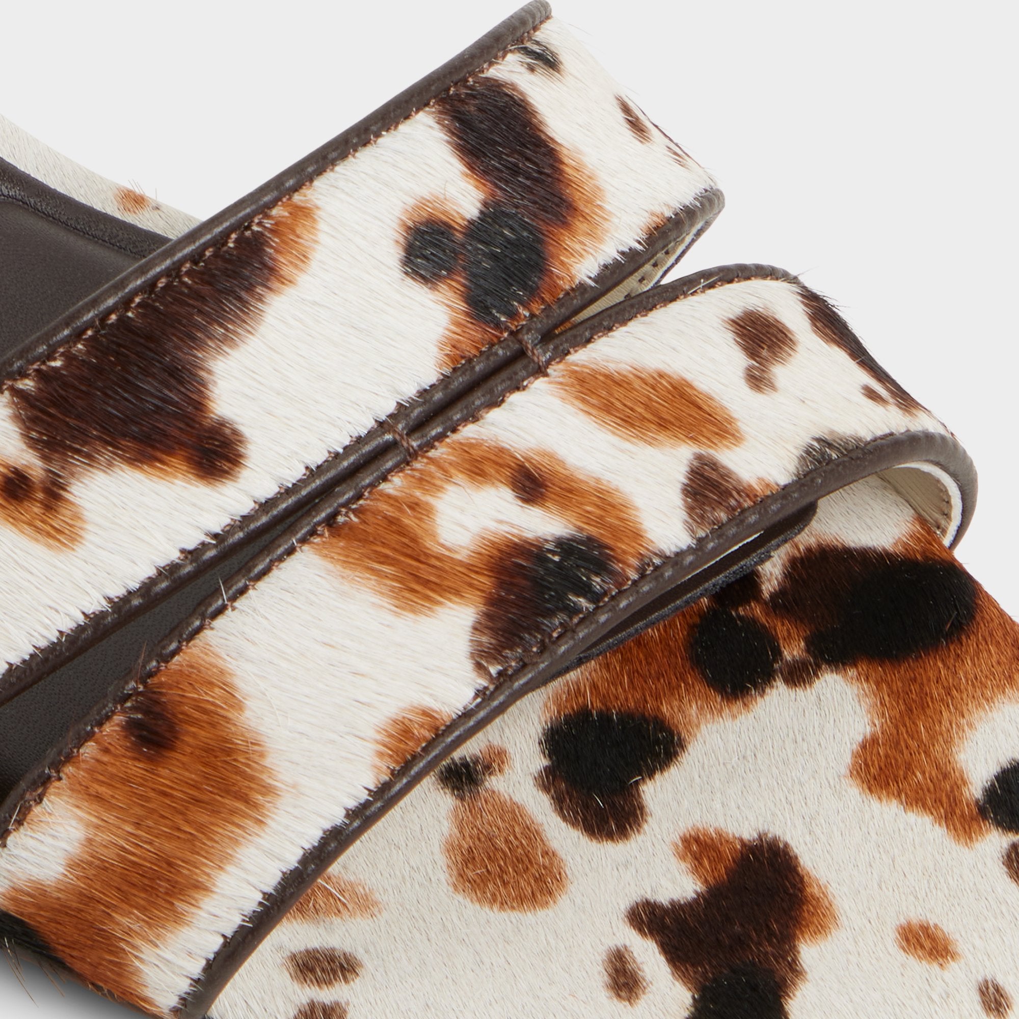 ALDO Scarletta mules talon compensé motif léopard