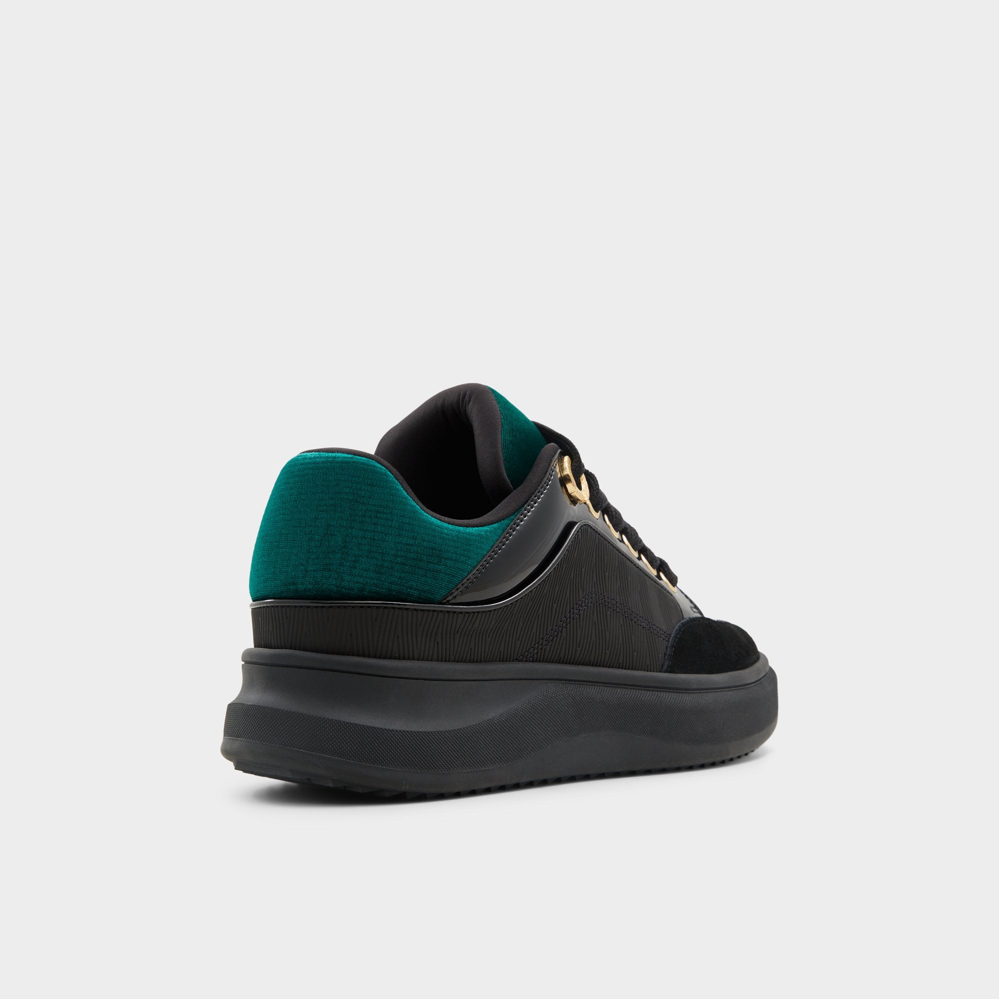 ALDO Hisroyalozness baskets basses noires vert