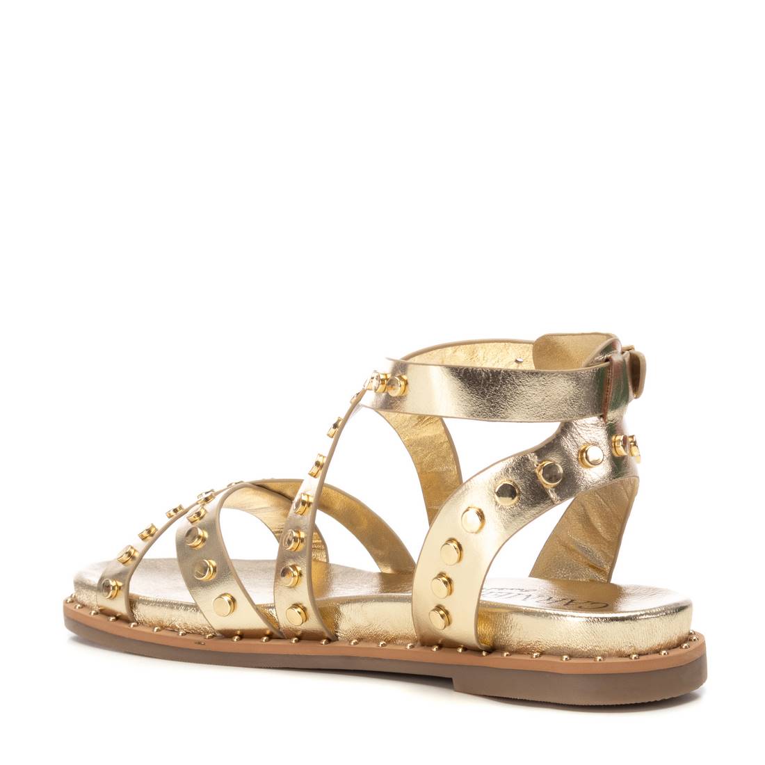 Carmela 16239303 sandales cuir doré cloutées