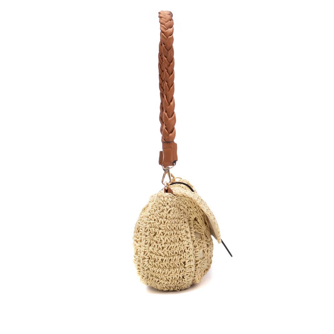 Carmela 18621901 sac épaule raphia marron