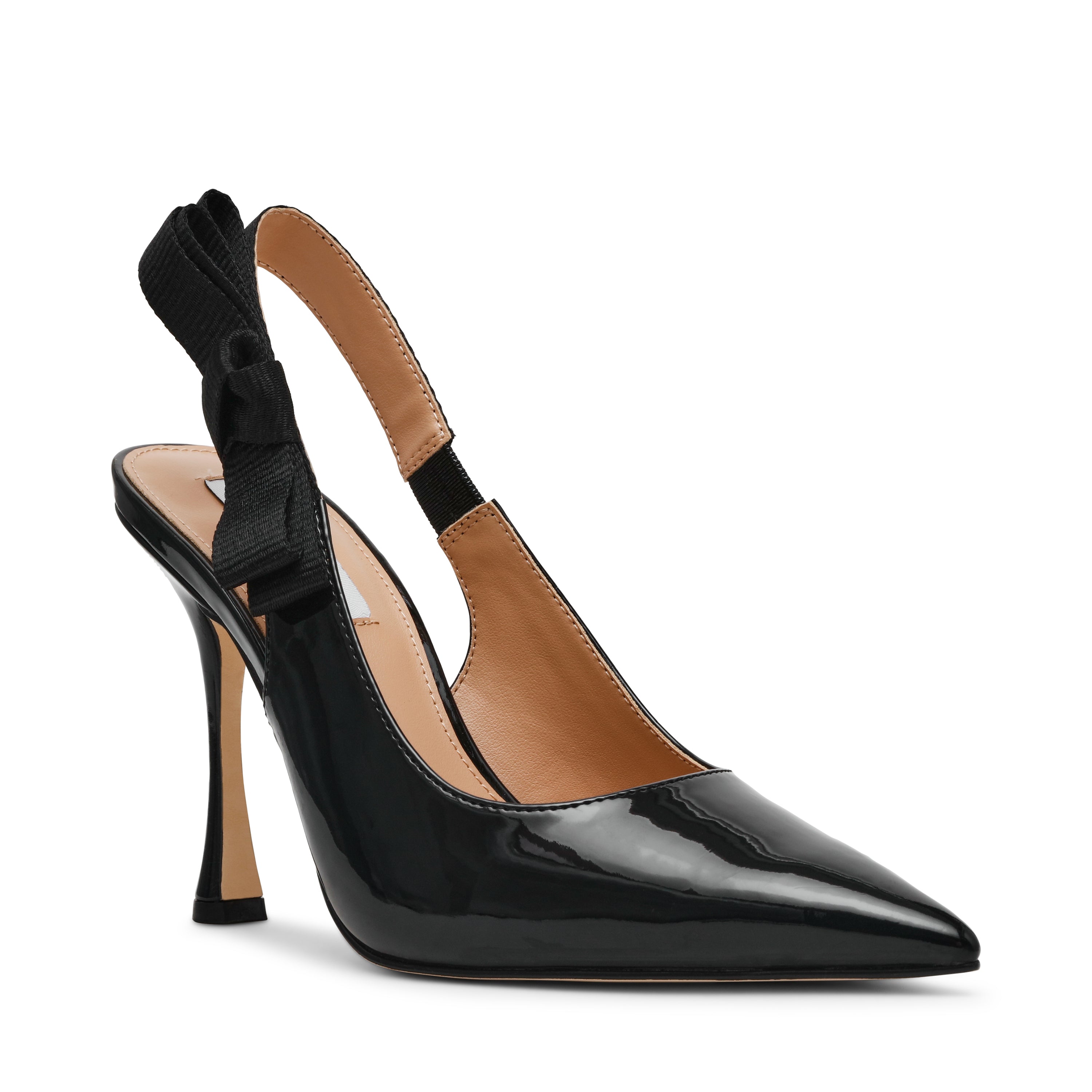 Steve Madden Brylie escarpins vernis noir talon 10 cm