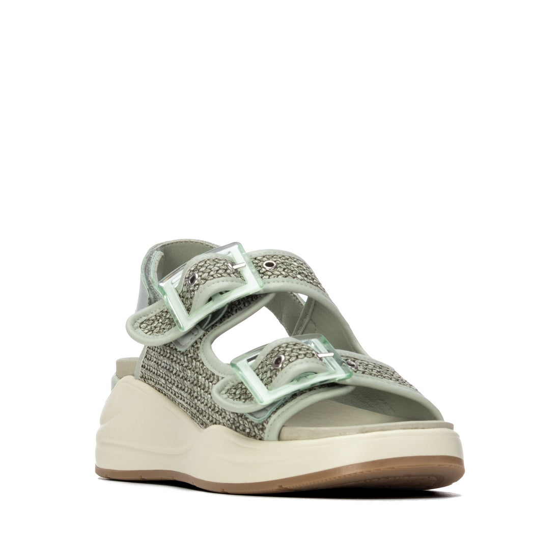 Carmela 16326702 sandales femme vert compensées
