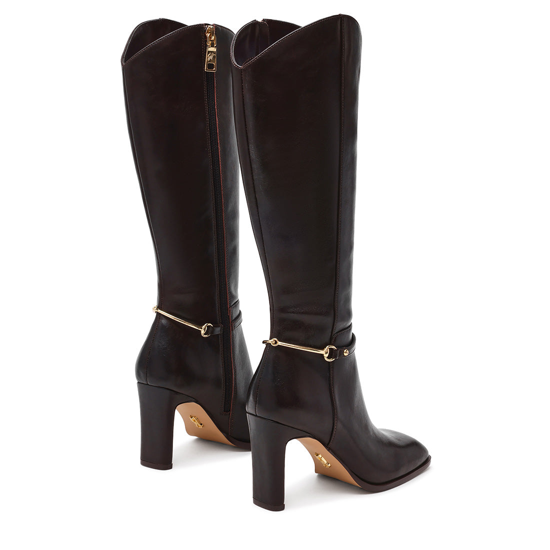 Steve Madden Shield bottines cuir marron talon 8,5 cm