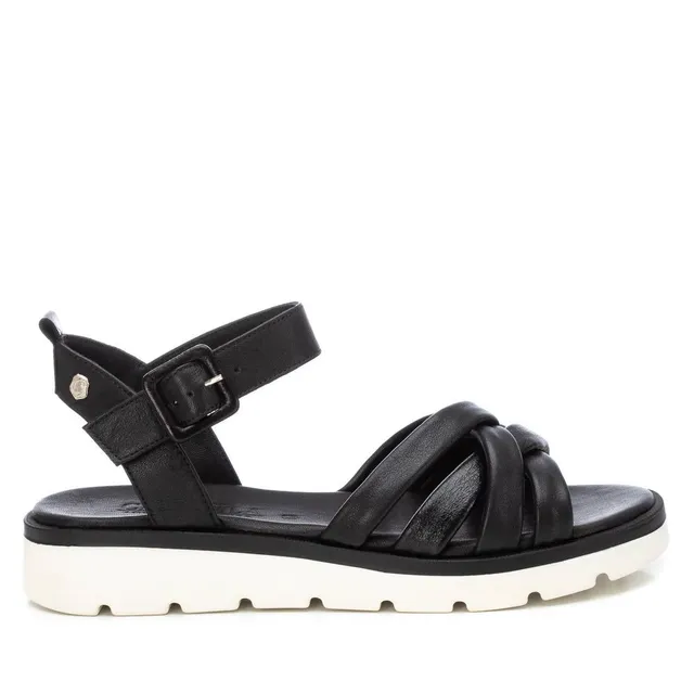 Carmela 16155704 sandales cuir noir multi-brides