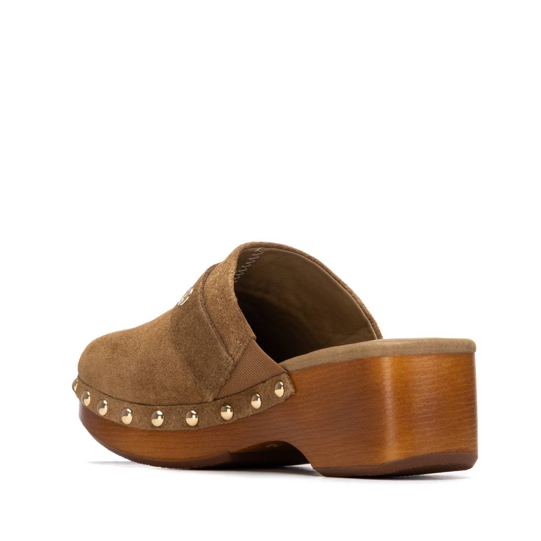Carmela 16325502 sabot femme suède camel talon 6 cm
