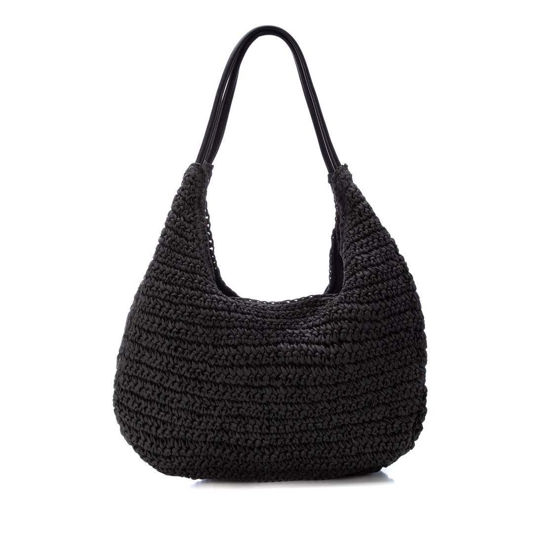 Carmela 18610404 sac épaule raphia noir