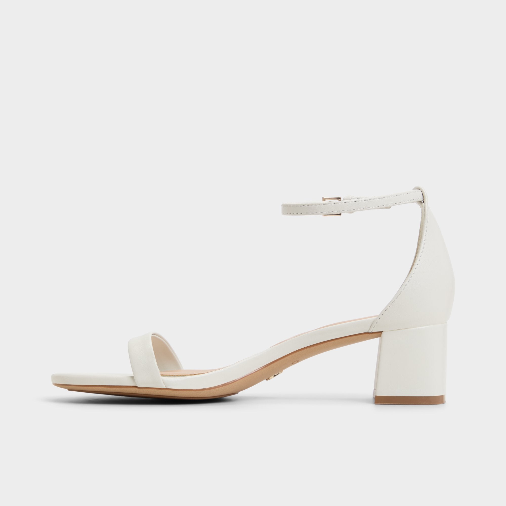 ALDO Calliope sandales blanches talon carré