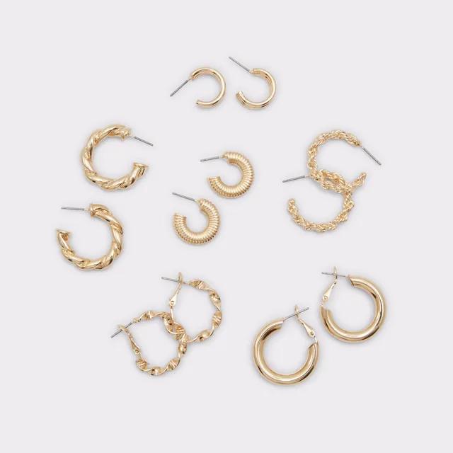 ALDO Carenalia boucles d'oreilles créoles dorées