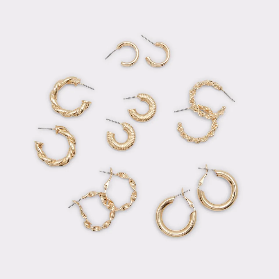 ALDO Carenalia boucles d'oreilles créoles dorées