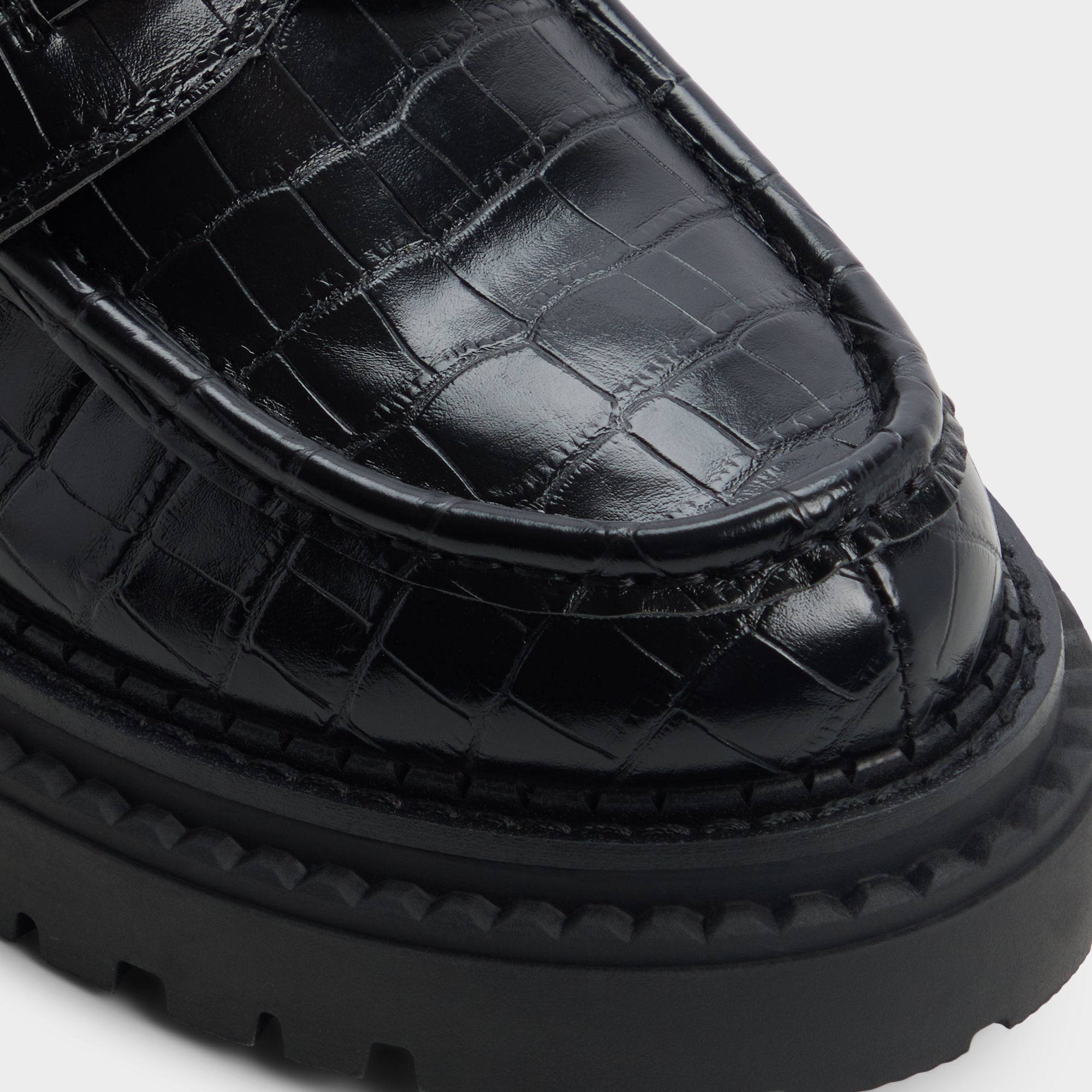 ALDO Miravelle mocassins plateforme croco