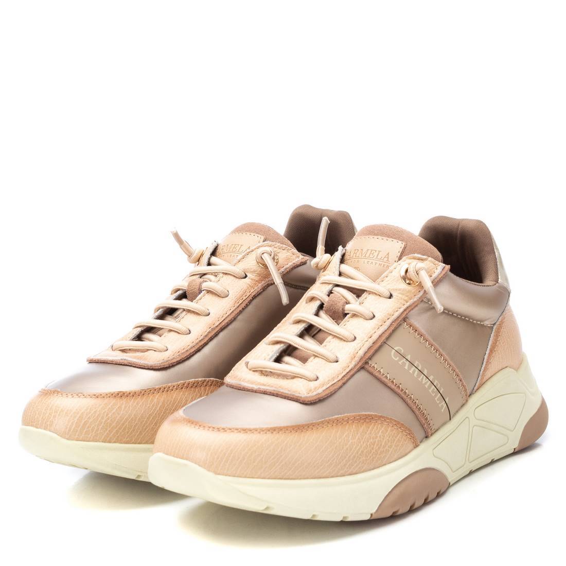 Carmela 16105803 sneaker cuir marron semelle épaisse