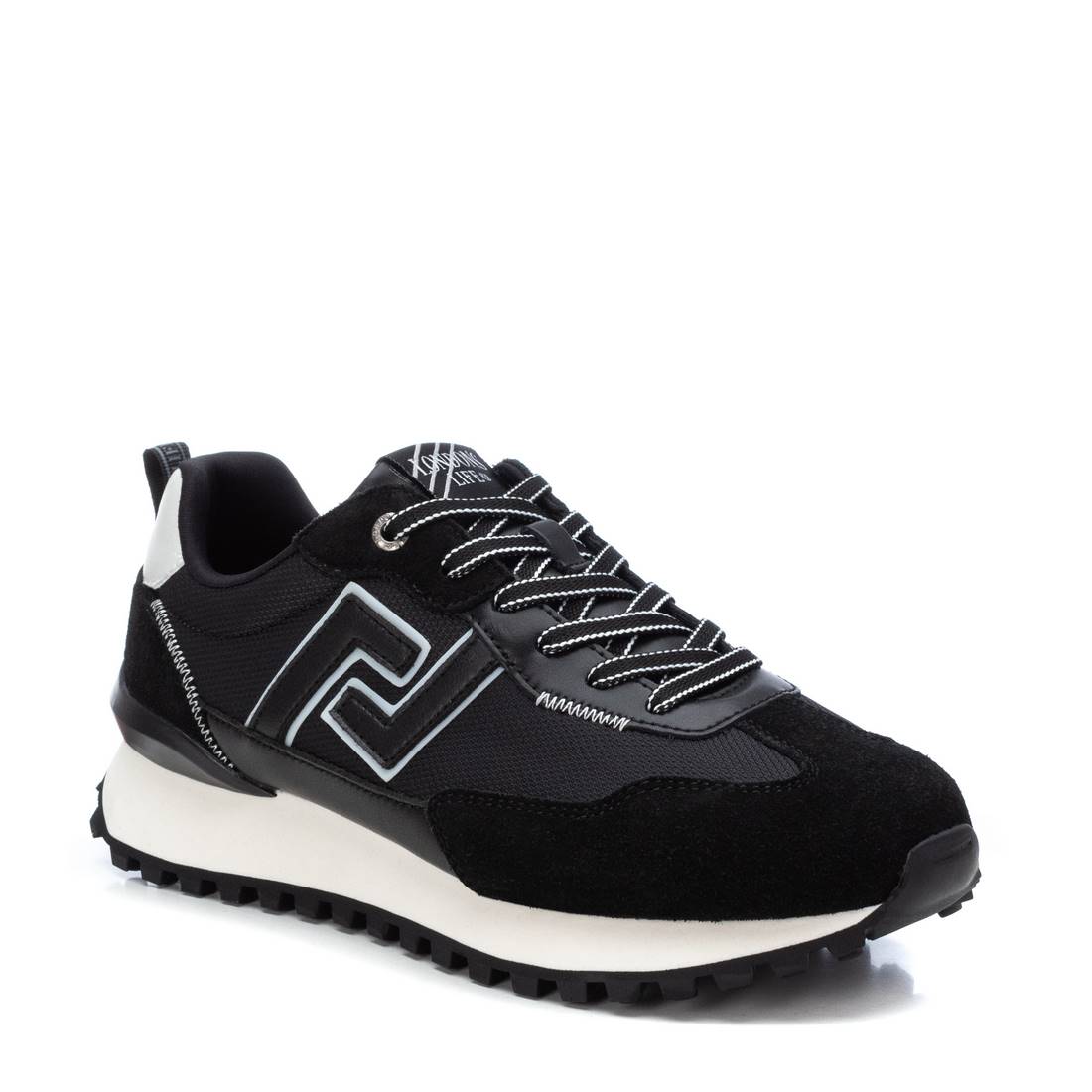 Carmela 16103602 baskets homme noir cuir plat