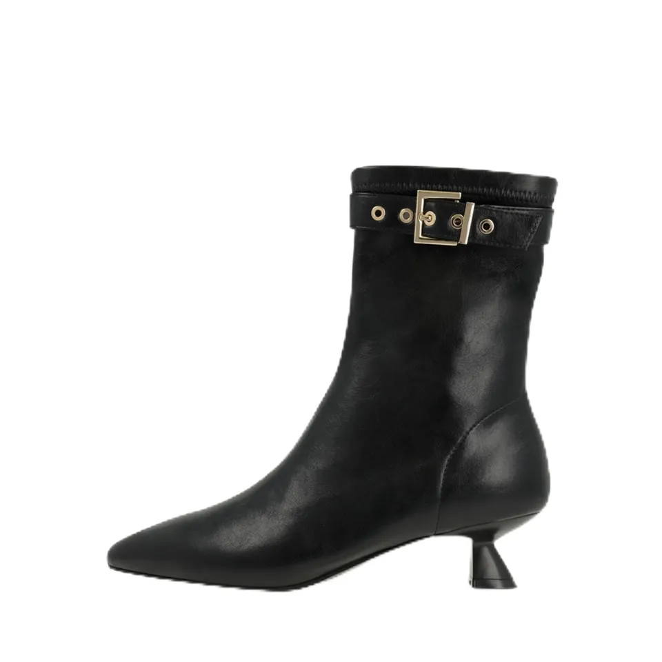 Lodi A-Remo bottines noires cuir véritable