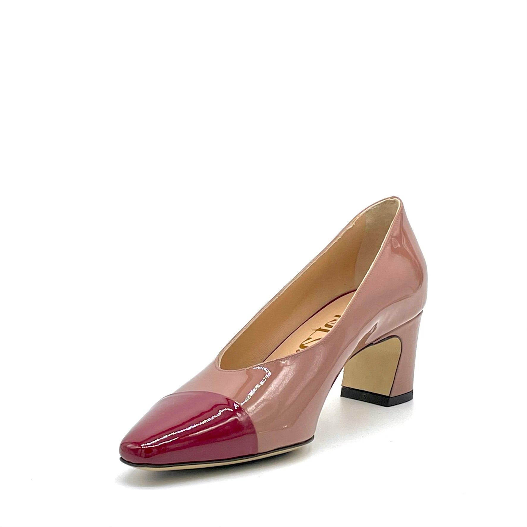 Elata 56516-2 escarpins vernis cotto cerise 5,5 cm