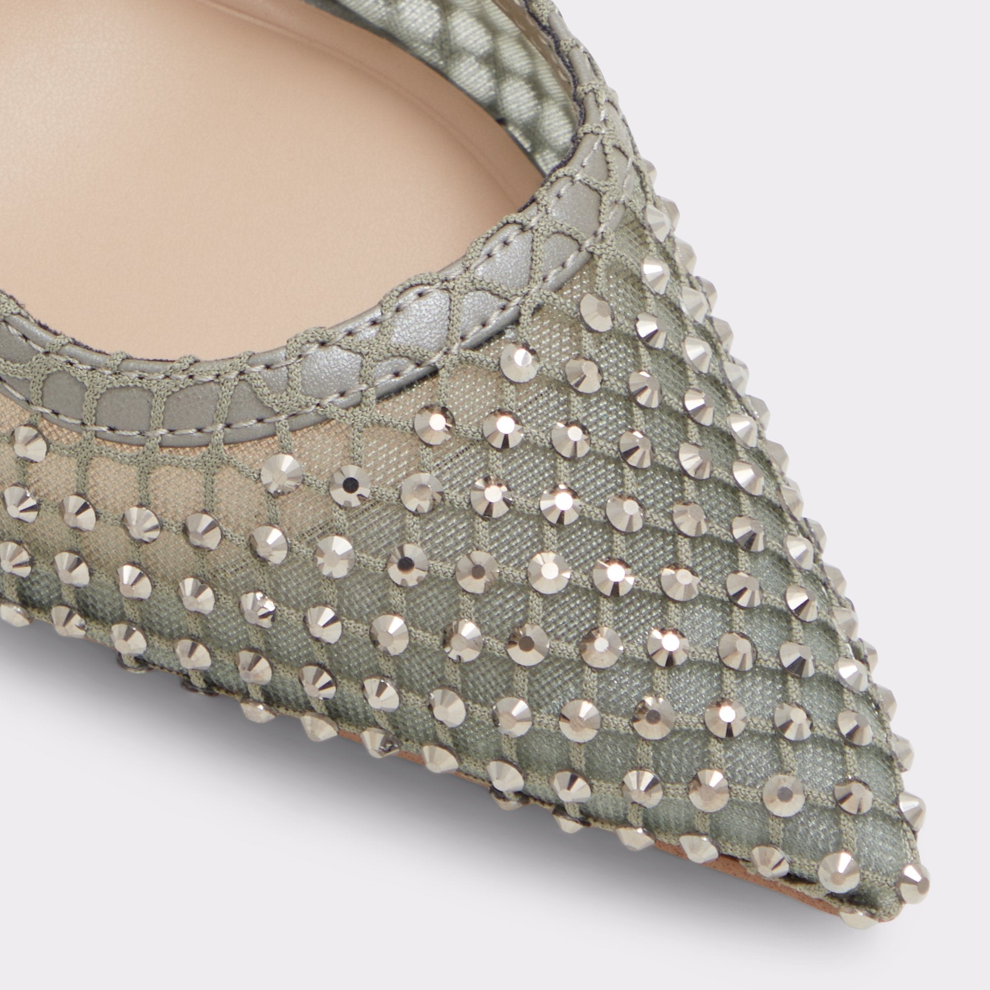 Aldo Marciana escarpins bride arrière strass verts