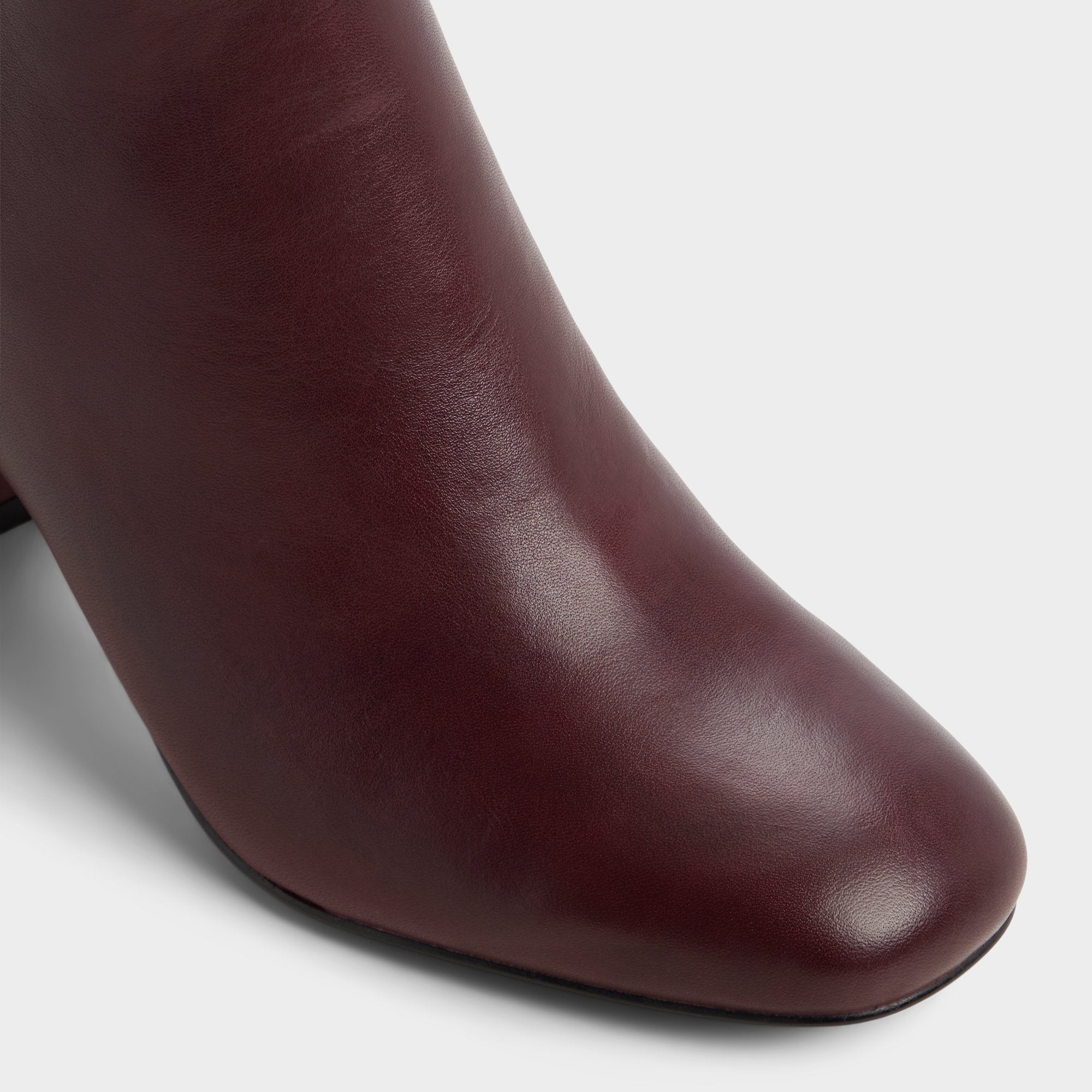 ALDO Satori escarpins cuir bordeaux talon bloc