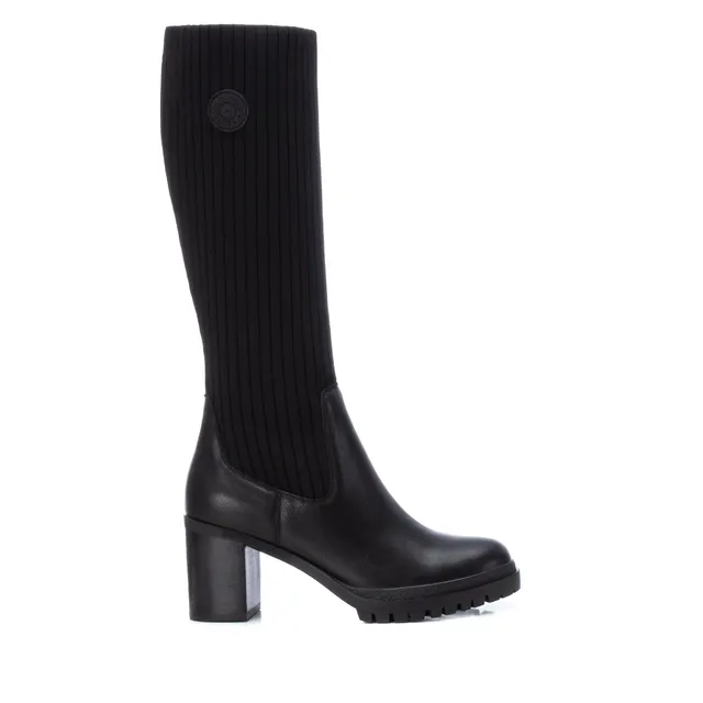 Carmela 16027601 bottes cuir noir chelsea