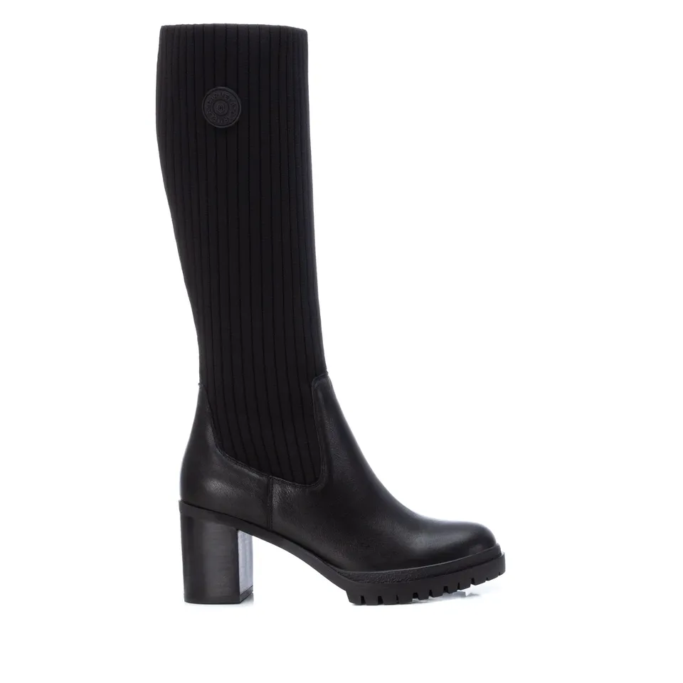 Carmela 16027601 bottes cuir noir chelsea