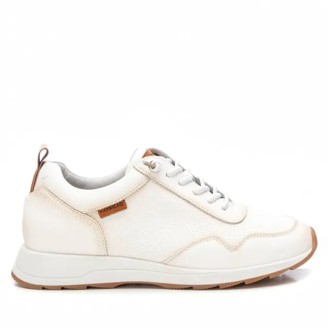 Carmela 16215201 basket cuir blanc