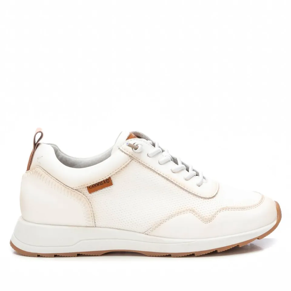 Carmela 16215201 basket cuir blanc