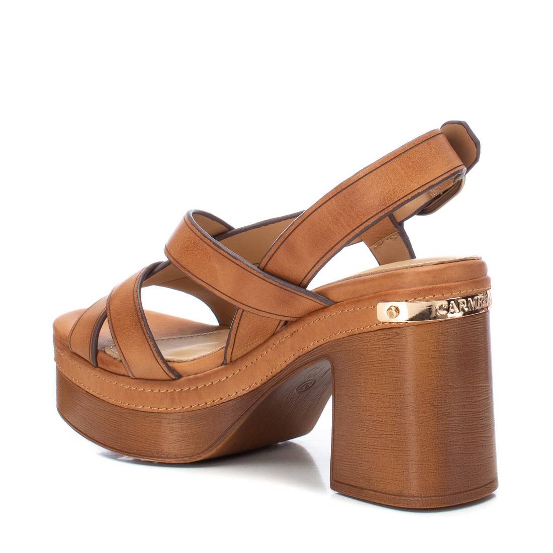 Carmela 16154202 sandales cuir marron talon haut