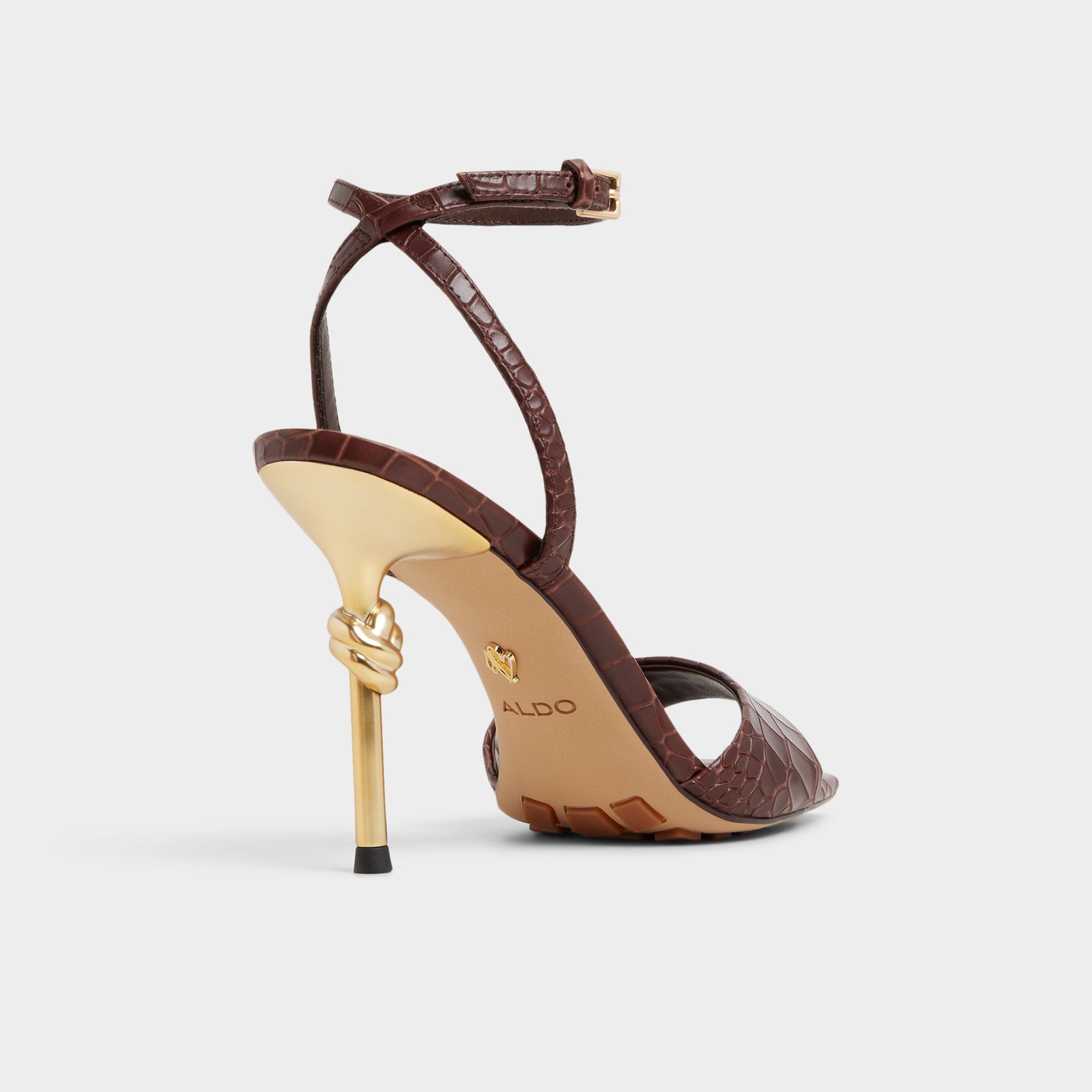 ALDO Harmonious sandales talon aiguille doré