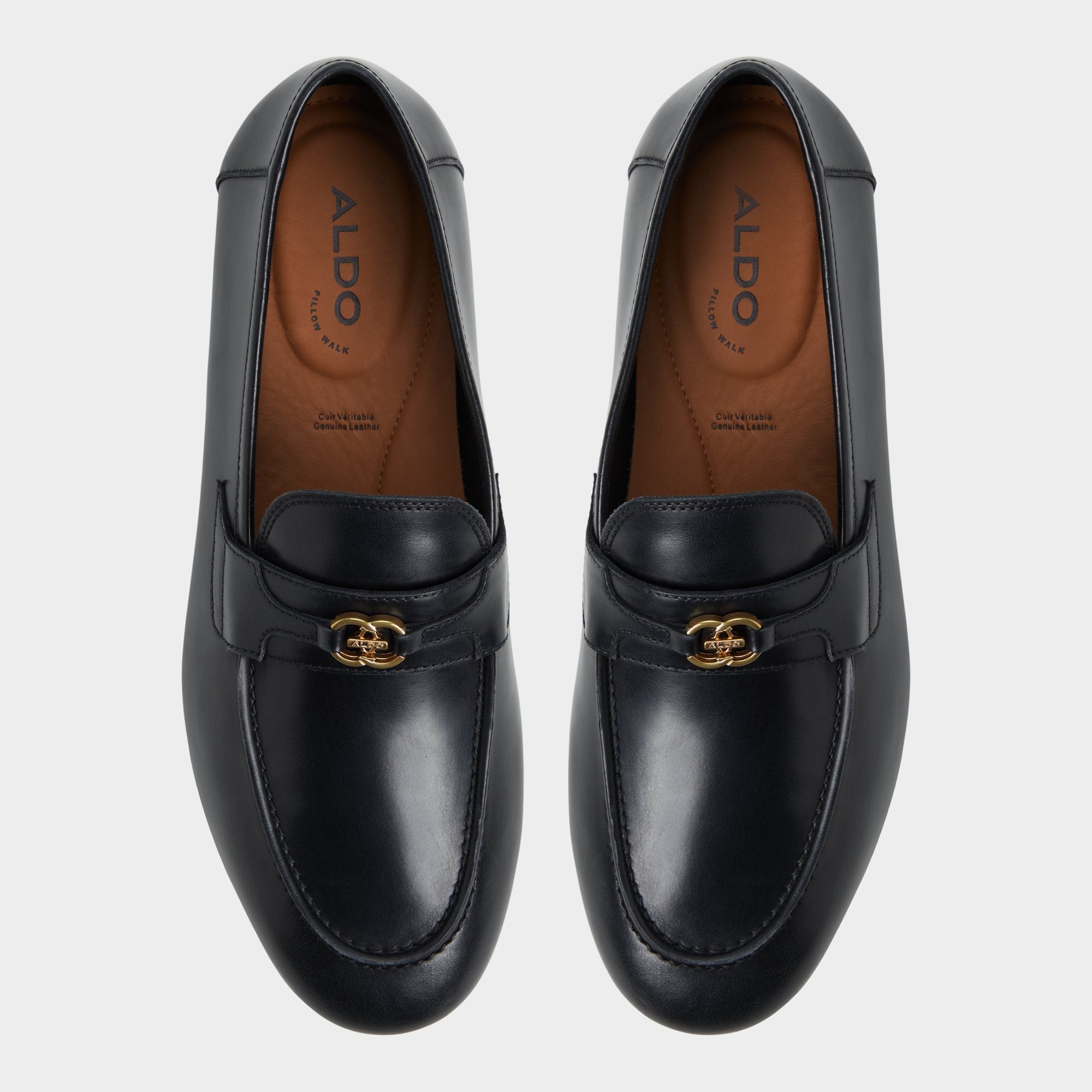 ALDO Fiero mocassins habillés noirs
