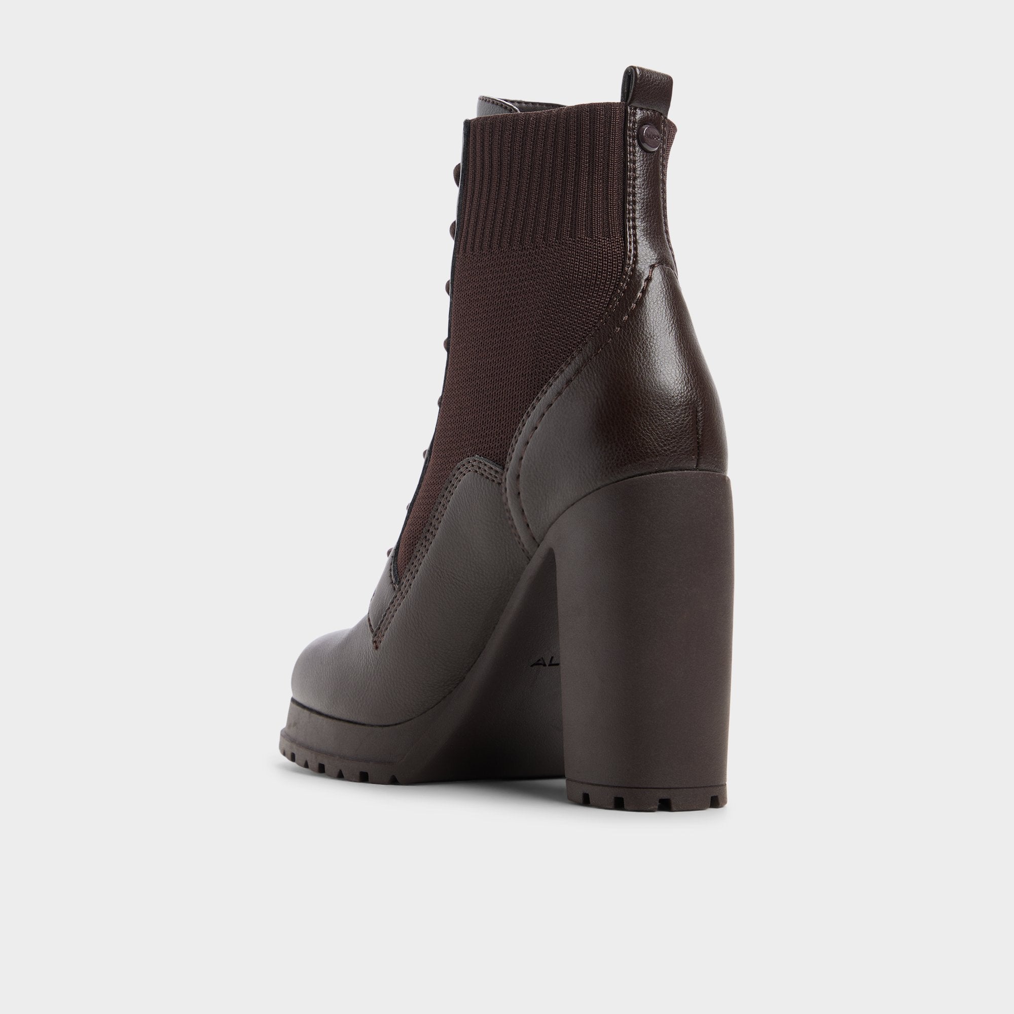 ALDO Rebellious bottines marron talon habillé